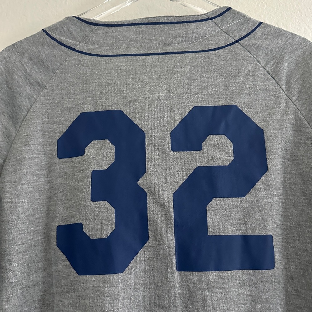 Dodgers Baseball Jersey Mens XL Gray Sandy Koufax 32 Stadium Limited Edition - Picture 5 of 10
